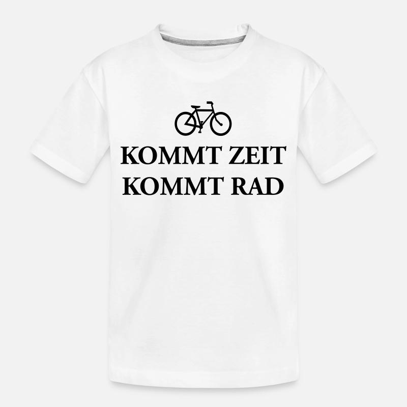 Kommt Zeit Rad - Kinder Premium Bio T-Shirt - Weiß