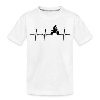 Impulsion de motocross - T-shirt bio Premium Enfant - blanc - Devant