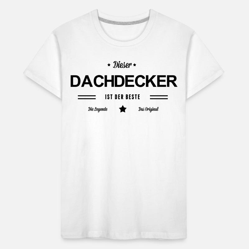 Bester Dachdecker Kinder Premium Bio T-Shirt
