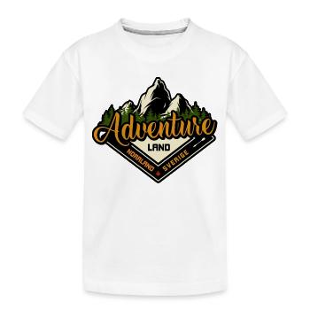 Adventure Land Norrland Sverige - T-shirt bio Premium Enfant - blanc - Devant