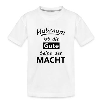 Hubraum - Kinder Premium Bio T-Shirt - Weiß - Vorne