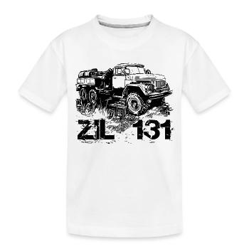ZIL 131 - Kids' Premium Organic T-Shirt - white - Front