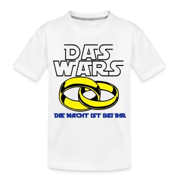 Junggesellenabschied , JGA das wars die Mach(25) - Kinder Premium Bio T-Shirt - Weiß - Vorne