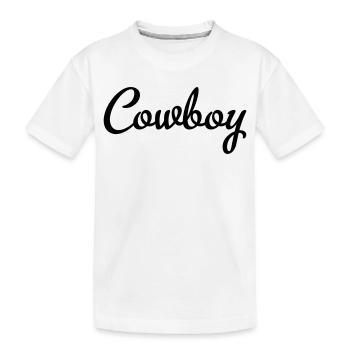 Cowboy - T-shirt bio Premium Enfant - blanc - Devant