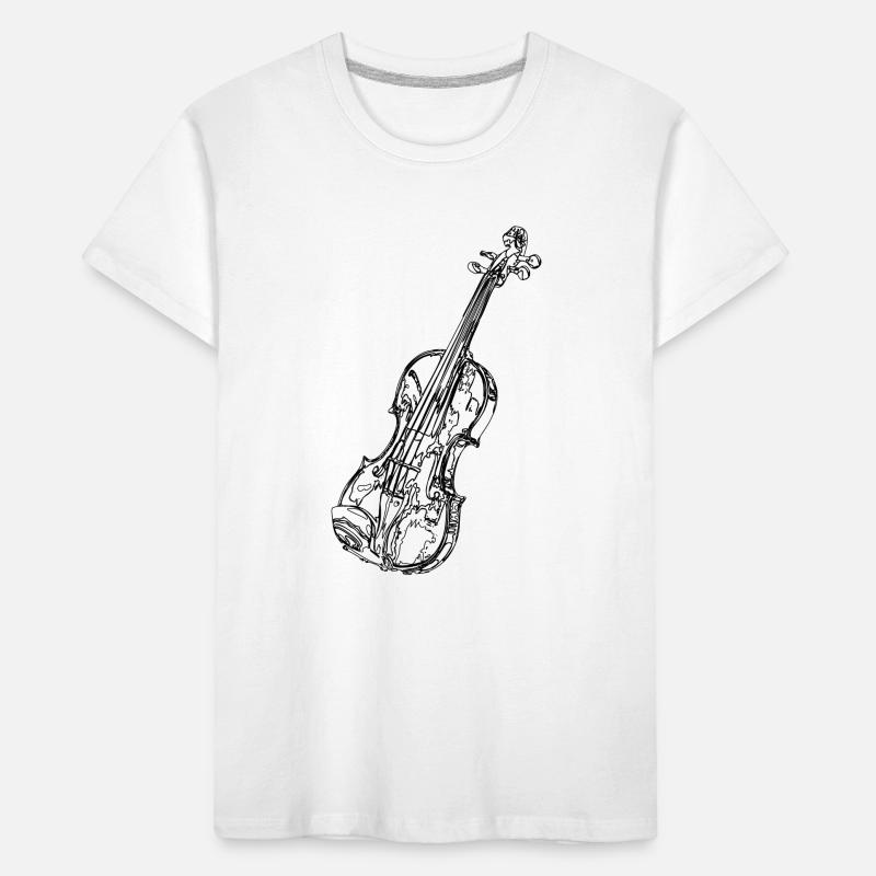violin Kids' Premium Organic T-Shirt