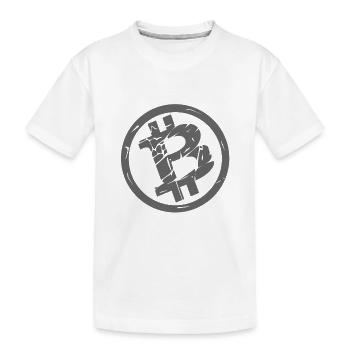 Millionnaire et banquier - T-shirt bio Premium Enfant - blanc - Devant