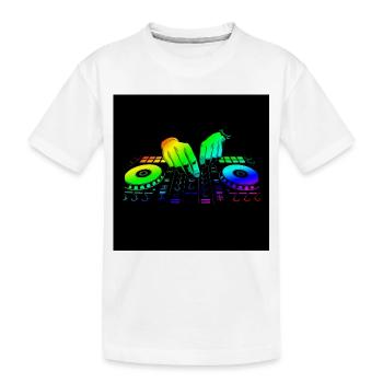 Disc jockey - T-shirt bio Premium Enfant - blanc - Devant