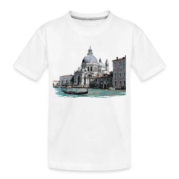 Venise - T-shirt bio Premium Enfant - blanc - Devant