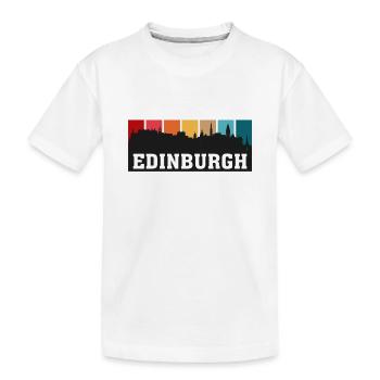 Édimbourg en Écosse - T-shirt bio Premium Enfant - blanc - Devant