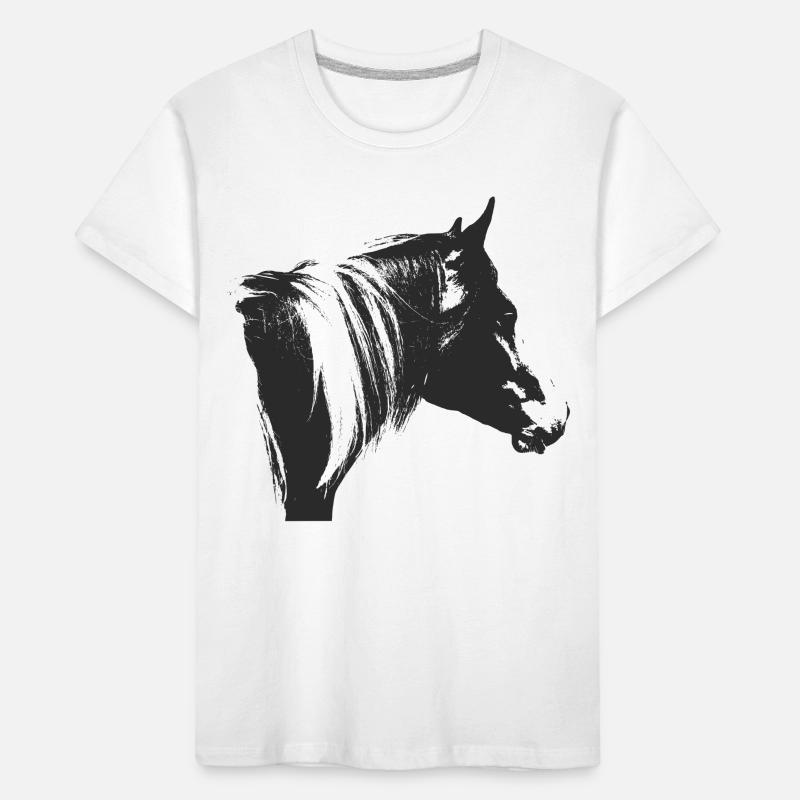 Lewitzer Schecke, Horse Schecke, Pinto Riding Kids' Premium Organic T-Shirt