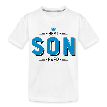 Meilleur fils - T-shirt bio Premium Enfant - blanc - Devant