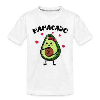 Maman avocat bébé naissance Grossesse ventre bébé - T-shirt bio Premium Enfant - blanc - Devant