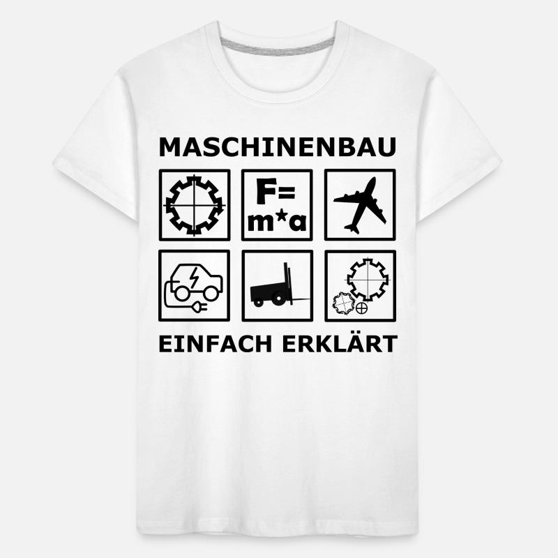 Mechanical Engineering Engineers Kids' Premium Organic T-Shirt
