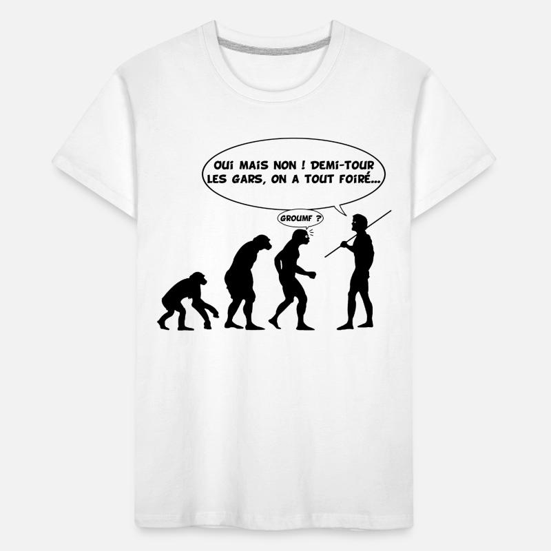 évolution inversée T-shirt bio Premium Enfant