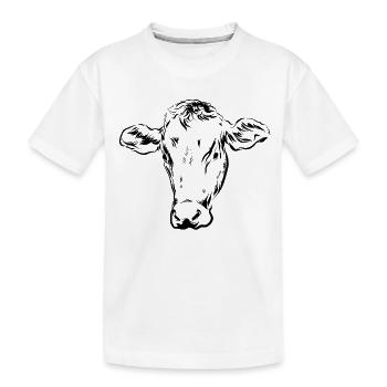 Vache Vaches - T-shirt bio Premium Enfant - blanc - Devant