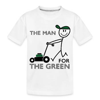Des phrases drôles pour les jardiniers - T-shirt bio Premium Enfant - blanc - Devant