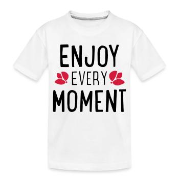 Des phrases drôles - T-shirt bio Premium Enfant - blanc - Devant