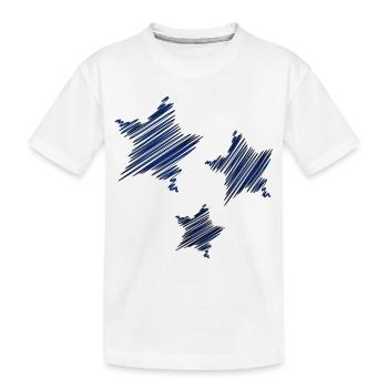 ETOILE. STAR. ETOILES. FÊTE. ANNIVERSAIRE. NOËL. C - T-shirt bio Premium Enfant - blanc - Devant