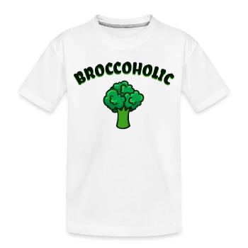 Drôles de phrases Vegan santé - T-shirt bio Premium Enfant - blanc - Devant