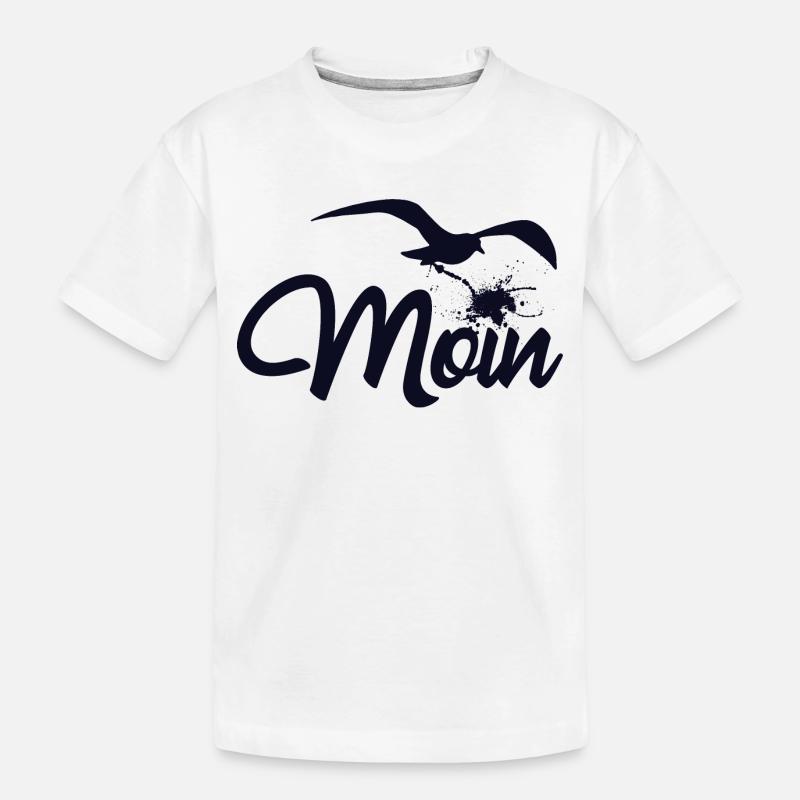 Moin - Kinder Premium Bio T-Shirt - Weiß
