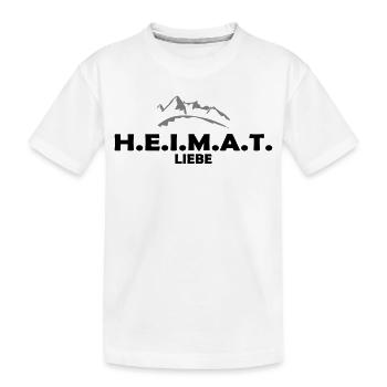 Heimat - Kinder Premium Bio T-Shirt - Weiß - Vorne