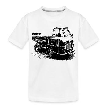 Multivoiture M22 - T-shirt bio Premium Enfant - blanc - Devant