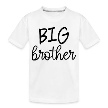 Frère aîné - T-shirt bio Premium Enfant - blanc - Devant