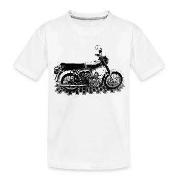 S51 - Motos de la RDA - T-shirt bio Premium Enfant - blanc - Devant