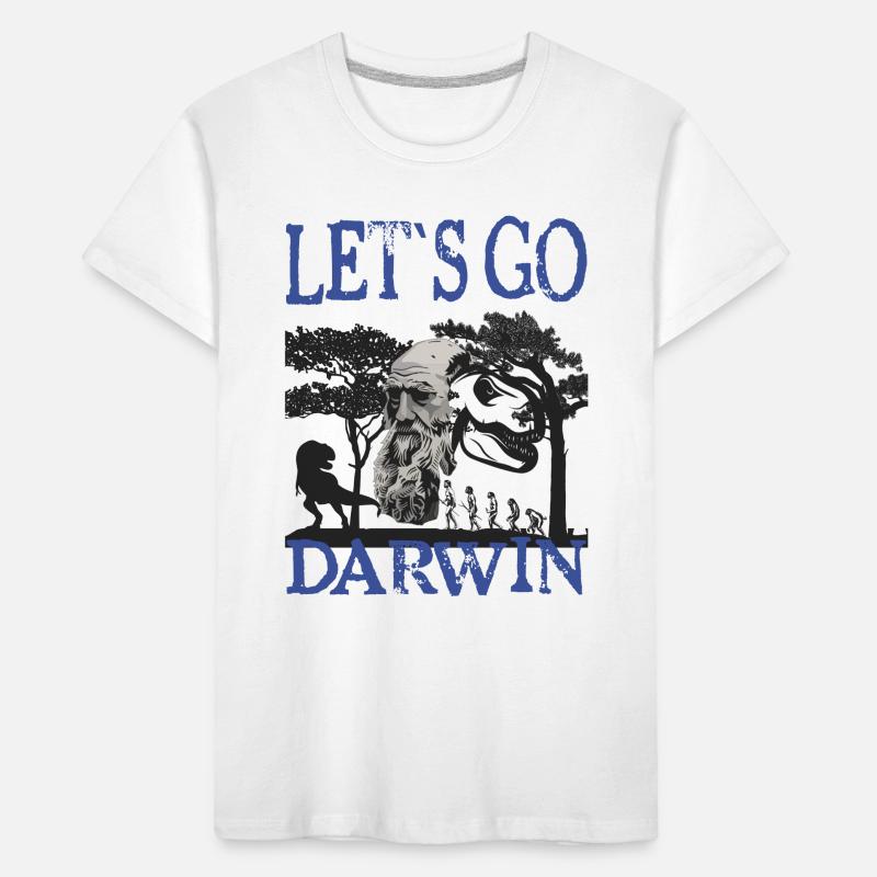 Charles Darwin Evolution textile Geschenkidee Kinder Premium Bio T-Shirt