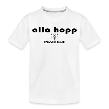 alla hopp - T-shirt bio Premium Enfant - blanc - Devant