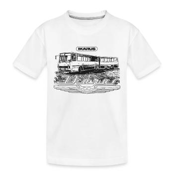 Ikarus - bus articulé - T-shirt bio Premium Enfant - blanc - Devant