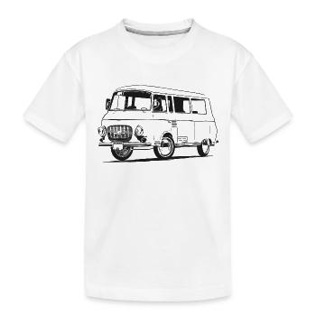 B1000 - T-shirt bio Premium Enfant - blanc - Devant