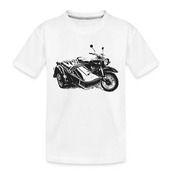 Simson Schwalbe Duo - Kids' Premium Organic T-Shirt - white - Front