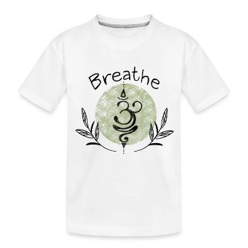 Yoga - T-shirt bio Premium Enfant - blanc - Devant