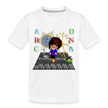 L’inscription à l’école intelligente en tant que maman - T-shirt bio Premium Enfant - blanc - Devant