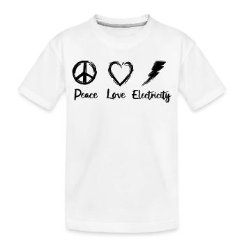 Elektriker Witz - Kinder Premium Bio T-Shirt - Weiß - Vorne