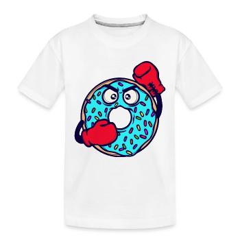 Beignet Bonbons Délicieux Snack Dessert - T-shirt bio Premium Enfant - blanc - Devant