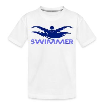 Nageur - T-shirt bio Premium Enfant - blanc - Devant