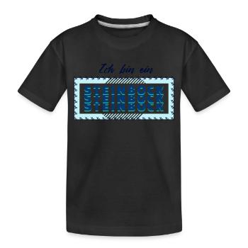 Tierkreiszeichen Steinbock Statement Horoskop - Kinder Premium Bio T-Shirt - Schwarz - Vorne