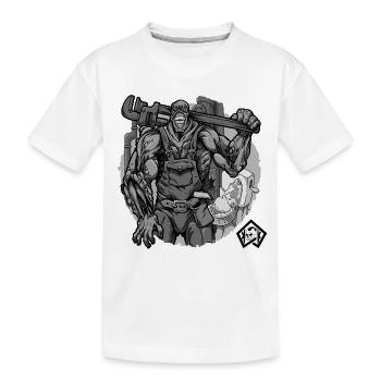 Installateur, Sanitär, Sanitärmeister, Klempner - Kinder Premium Bio T-Shirt - Weiß - Vorne