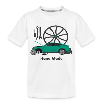Mécanicien automobile - T-shirt bio Premium Enfant - blanc - Devant