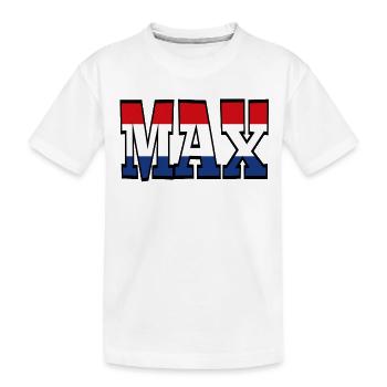 Max 33 pour tous les fans de course * - T-shirt bio Premium Enfant - blanc - Devant