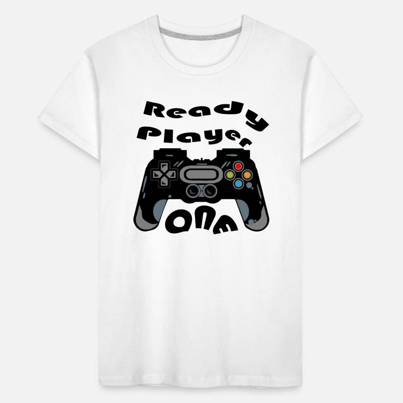Retro Controller Silhouette Kids' Premium Organic T-Shirt