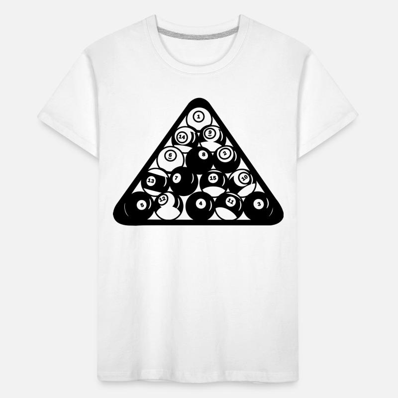 Triangle de billard T-shirt bio Premium Enfant