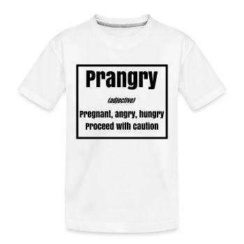 Mère Grossesse Grossesse Déclaration Famille - T-shirt bio Premium Enfant - blanc - Devant