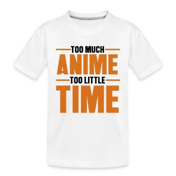 Déclaration d’anime Asiatique Japonais Nerdy Manga - T-shirt bio Premium Enfant - blanc - Devant