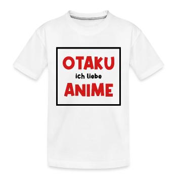 Asiatisch Anime Otaku Kanji Japan Statement - Kinder Premium Bio T-Shirt - Weiß - Vorne