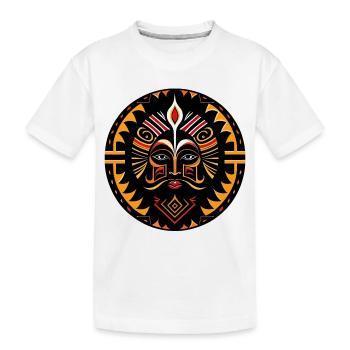 Africa Totem tribal tatouage - T-shirt bio Premium Enfant - blanc - Devant