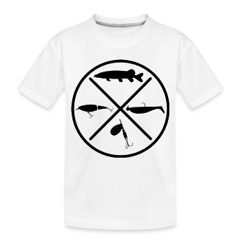 Brochet - T-shirt bio Premium Enfant - blanc - Devant