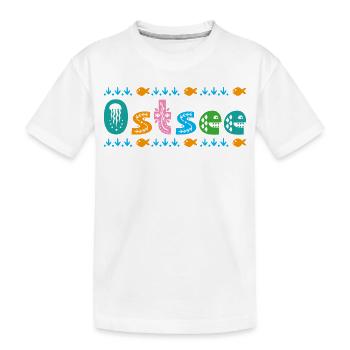 Ostsee - Kinder Premium Bio T-Shirt - Weiß - Vorne